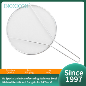 Roestvrijstalen Food Grade Keuken Zeef Anti-Splatter Vergiet Koken Frituren Olie Net Vet Spatten Scherm Mesh Bescherming - Product Image 3