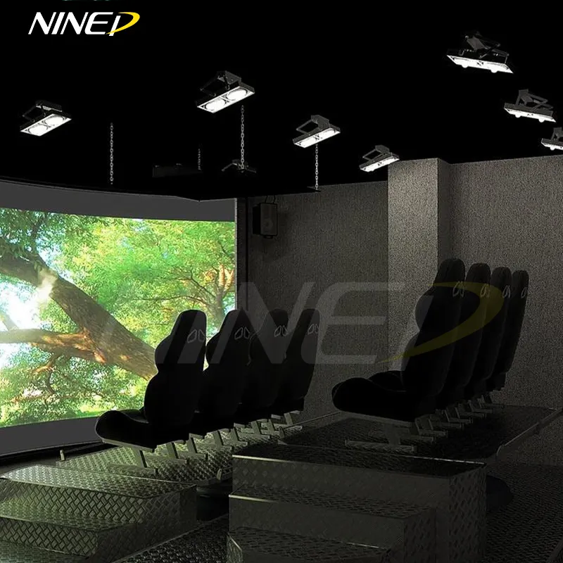 مرافق تصوير الواقع الافتراضي/AR/MR عشر دور عرض ألعاب افتراضية خماسية الأف مخصصة حسب المكان دور السينما 5d