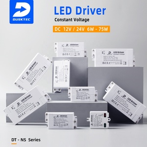 DUSKTEC-fuente de alimentación conmutada de 6-75 vatios, transformador con controlador LED, entrada de CA 110, 120, 220, 230, 240 voltios a CC, 12V, 24V - Product Image 2