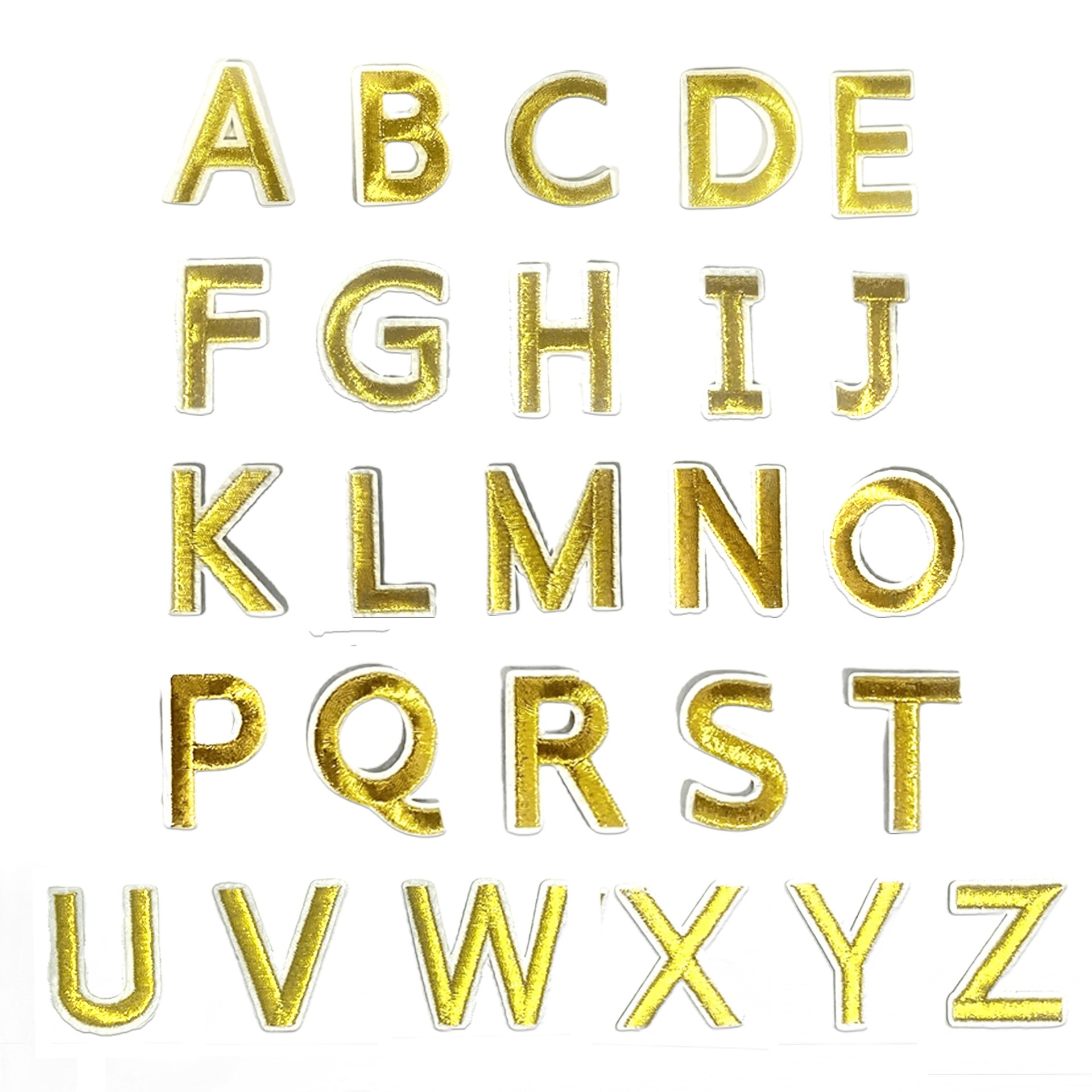 36 pièces Lettres et Chiffres
