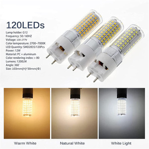 Sky fabrika led mısır ışık led g12 20W AC100-277V G12 LED güçlendirme tek uçlu ampul 120xsmd2835leds 200W CTM-T halojen - Product Image 6