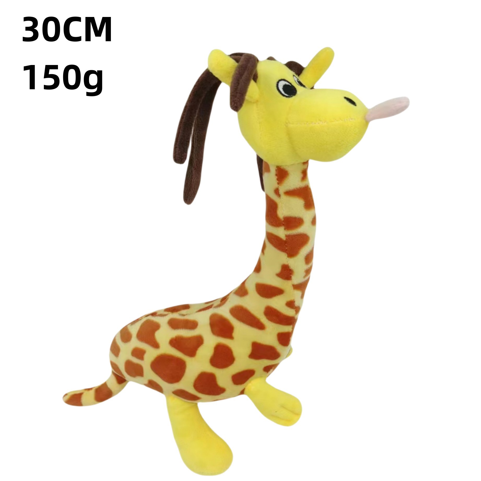 Girafe avec des cheveux
