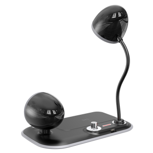 2025 estación de carga inalámbrica rápida multifuncional 3 en 1 lámpara de mesa Led Luz de escritorio cargador inalámbrico magnético - Product Image 2