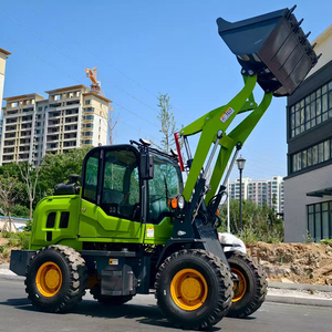 Penjualan terlaris pemuat roda kecil 1 2 3 Ton pemuat depan untuk konstruksi dengan garansi 1 tahun & komponen pompa mesin yang layak - Product Image 4