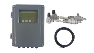 TSONIC DN25 Cálculo de flujo grande RS485 LCD Medidor de flujo digital Medidor de PVC Sensor de flujo de resistencia ácida 1% Precisión - Product Image 5