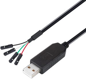 Adattatore seriale da USB a TTL 3.3V cavo di Debug TX segnale RX 4 Pin presa femmina PL2303TA prolifico Chip Windows 10 8 7 XP Vista