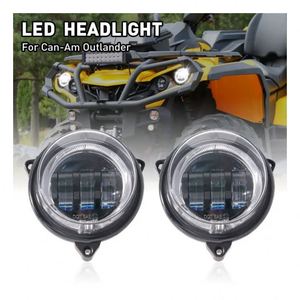 YongJin <span class=keywords><strong>LED</strong></span> luce di guida fendinebbia lampada bianca anello alone per Can Am Outlander - Product Image 3