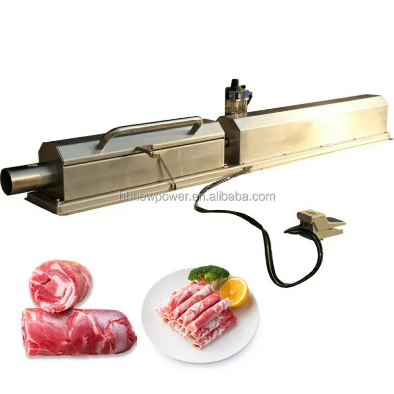 Mesin pengisi daging sapi lemak harga rendah mesin pembentuk Steak mesin pembentuk stik gulungan daging babi daging domba