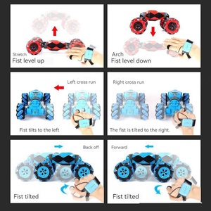高速2.4g360度ハンドジェスチャセンシングツイスターRCスタントドリフトデュアルリモートコントローラー車のおもちゃライト付き子供用 - Product Image 6
