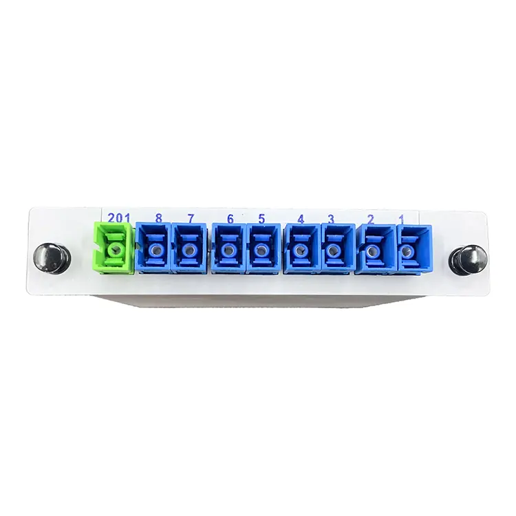 Nhà Máy Sản Xuất Trực Tiếp Plc 1X8 1X8 Sợi Quang Plc Splitter 1X8 Plc Cascade Loại Sợi Splitter