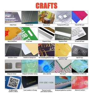 Programador de tarjeta inteligente RFID de 13,56 MHz, elemento de proceso de tarjeta de visita, impresión NFC, PVC en blanco para Chip de hoteles EM4305 - Product Image 5