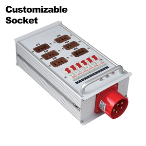 SHTX Handheld 3phase Electricity Power <strong>Controller</strong> 6way Stage Distribution Box 32A <strong>Output</strong> Distro Power Box for Light Audio Screen - Product Image 4