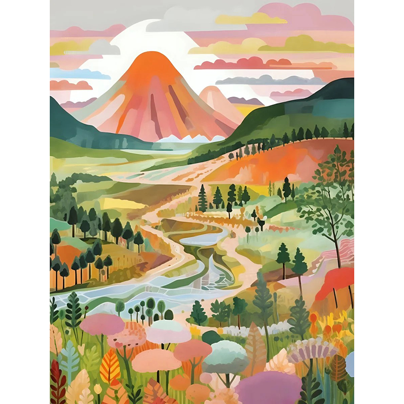 Paysage coloré 09