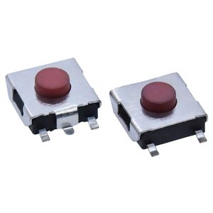 6x6x3.1mm 5 Pin pulsante rosso SMD Micro tattice interruttore a pulsante 6*6*6*3.1mm momentaneo interruttore per il controllo del dispositivo