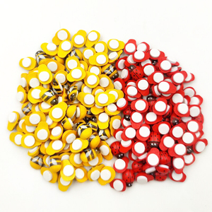 Dekorasi buatan tangan tambalan lebah kuning kayu untuk anak-anak kepik kecil dicat bahan kayu untuk dekorasi - Product Image 3