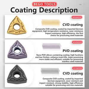 Phổ biến <span class=keywords><strong>Carbide</strong></span> chèn CNC Tungsten bê tông <span class=keywords><strong>Carbide</strong></span> chèn Công cụ Cắt cho thép không gỉ <span class=keywords><strong>Carbide</strong></span> Cutter cnmg 120408 - Product Image 6