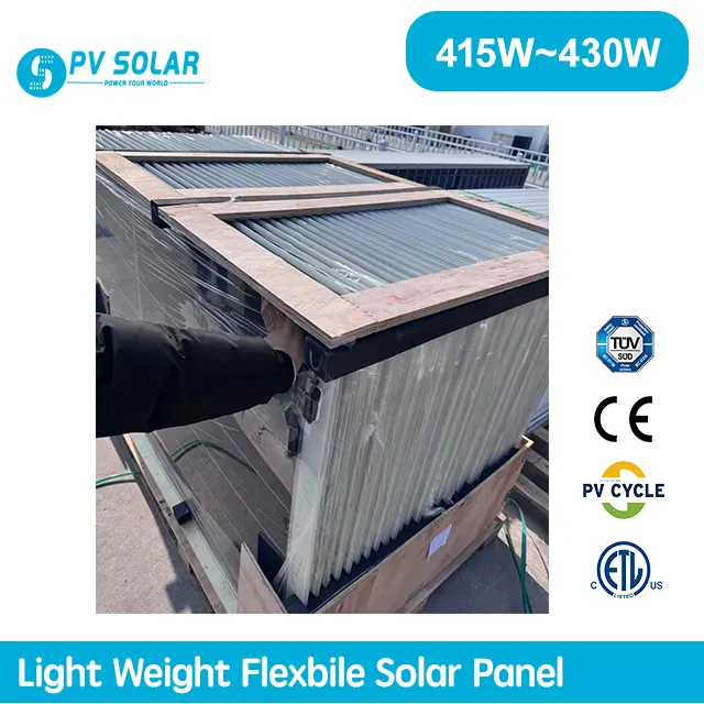 Pannello Solare Flessibile Prezzo Conveniente Magazzino 420w 430W Pannello Solare Flessibile 320W325W Pannelli Solari Flessibili