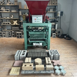 KM4-35B Hopper Type Concrete <strong>Block</strong> Forming <strong>Machine</strong> Semi-<strong>automatic</strong> Hollow <strong>Block</strong> Interlocking Brick <strong>Making</strong> <strong>Machine</strong> - Product Image 2