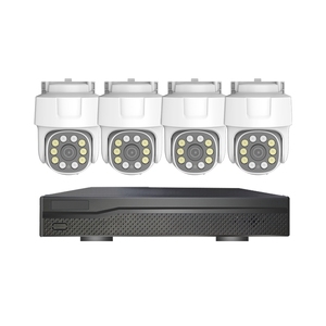 H.265 Sistema de cámara de seguridad CCTV de 4 canales Audio bidireccional 4K Cámara de red inalámbrica POE NVR Cámara - Product Image 3