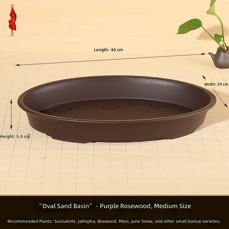 Resina-palo de rosa-40cm largo-29cm ancho-5.5cm alto sin agujeros