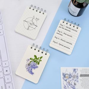 240 Sheet White Spiral <strong>Note</strong> Card Stock 3X4 Blank <strong>Index</strong> Cards Waterproof Pocket <strong>Notebooks</strong> Office Studying <strong>Note</strong> Taking Memo Pads - Product Image 4