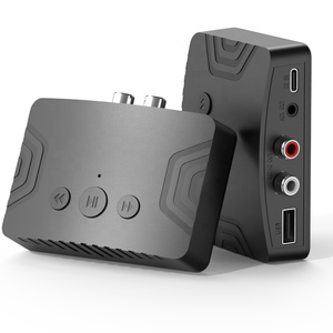 BT5.3家庭桌面扬声器音频蓝牙接收器适配器高清声音低延迟USB u盘<span class=keywords><strong>RCA</strong></span> AUX 3.5毫米蓝牙音频接收器 - Product Image 6