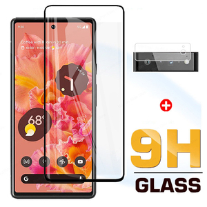 2.5D 9H bảo hiểm đầy đủ vân tay-kháng Tempered Glass bảo vệ màn hình cho <span class=keywords><strong>Google</strong></span> <span class=keywords><strong>Pixel</strong></span> 6 6A 7 7 Pro 3 3A 3XL điện thoại di động - Product Image 3