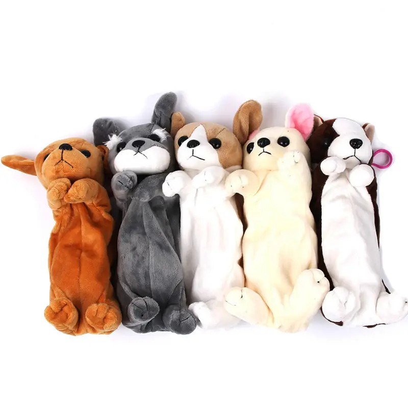 1 Bộ Phim Hoạt Hình Kawaii Plush Dog Puppy Bút Chì Trường Hợp Văn Phòng Phẩm Đồ Dùng Học Tập Văn Phòng Túi Bút Chì Cho Trẻ Em Hộp Bút Chì Món Quà Giáng Sinh