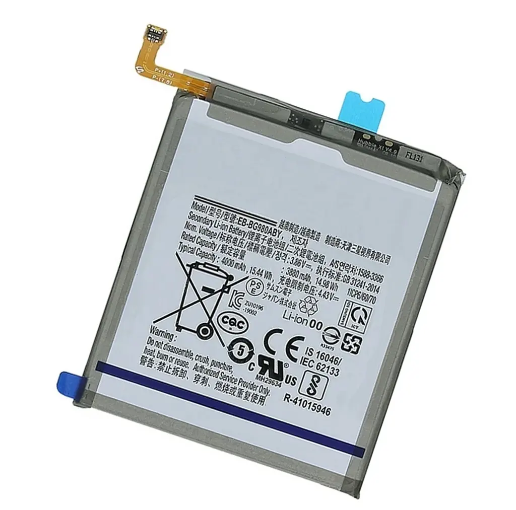 4000mAh EB-BG980ABY Pin cho Samsung Galaxy S20 5g UW g981v điện thoại