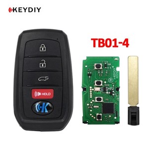 กุญแจอัจฉริยะ TB01พร้อมชิปรับส่งสัญญาณ8A TB01-4 TB01-3 TB01-5 TB01-6กุญแจรีโมท KD แบบสากลสำหรับรถโตโยต้าโคโรล่า - Product Image 4