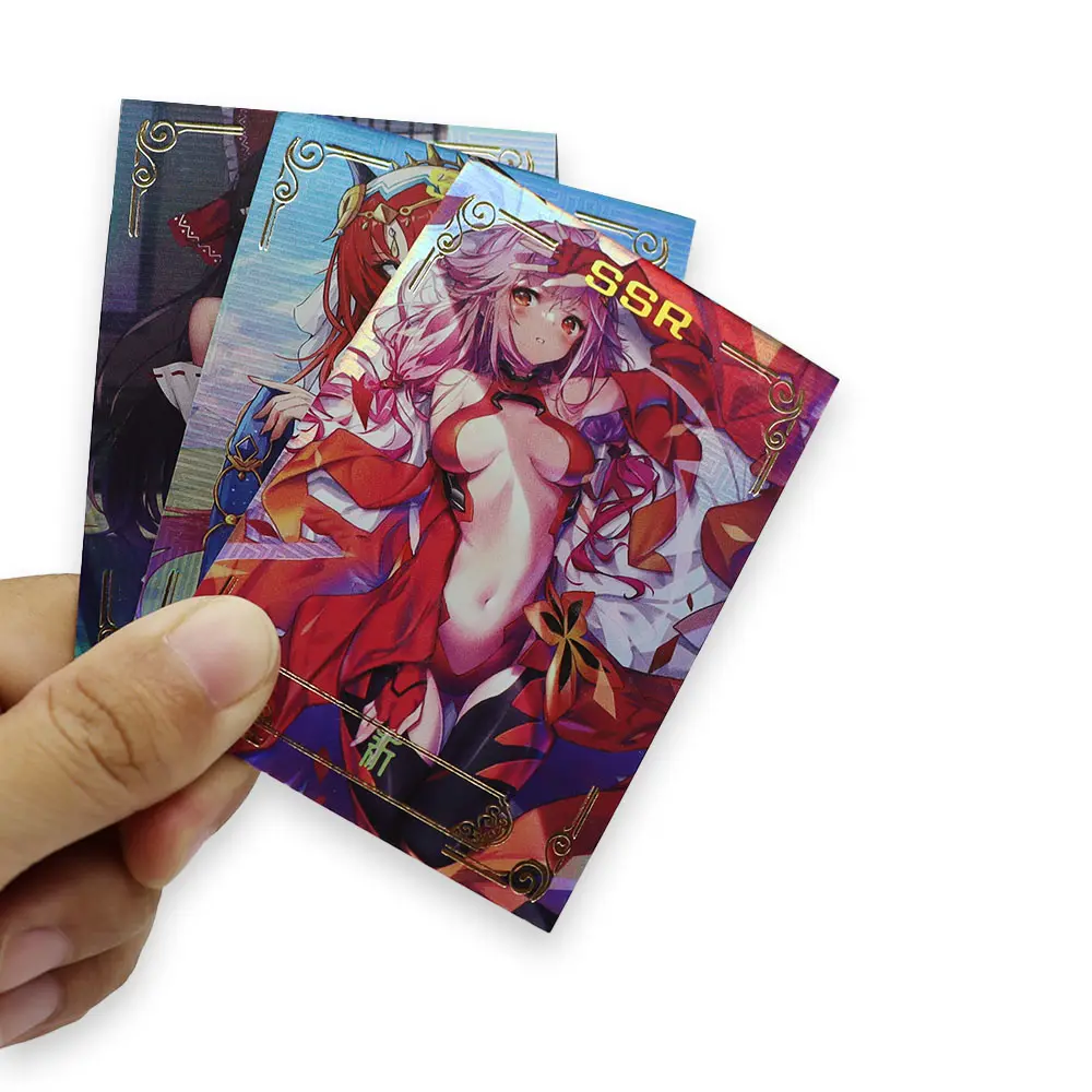 Personalizado Impresso deusa nua anime japonês Sexual TCG jogo de cartas para adultos