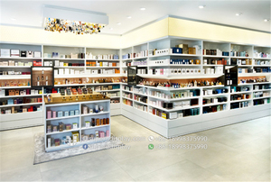 Einfache Innen Tailor Design Für Moderne Parfüm Shop Exquisite Duft Display Regale Holz Armaturen Großhandel