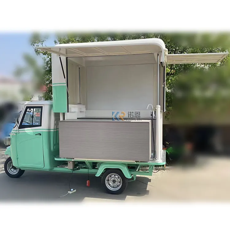 電気トゥクトゥク三輪車remolque de alimentosフードトラック三輪車アイスクリームAPE三輪車フードカート