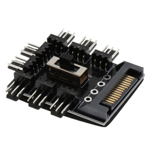 Adaptador de PCB de toma de corriente de 1 a 8 3 pines, divisor, ventilador de refrigeración, Hub, Control de velocidad de 2 niveles para ordenador PC - Product Image 3