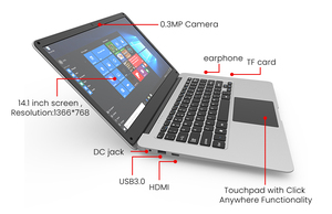Quad Core Core <strong>I3</strong> <strong>I5</strong> I7 Processor 13 15 17 Inch CPU Computer Laptop - Product Image 4