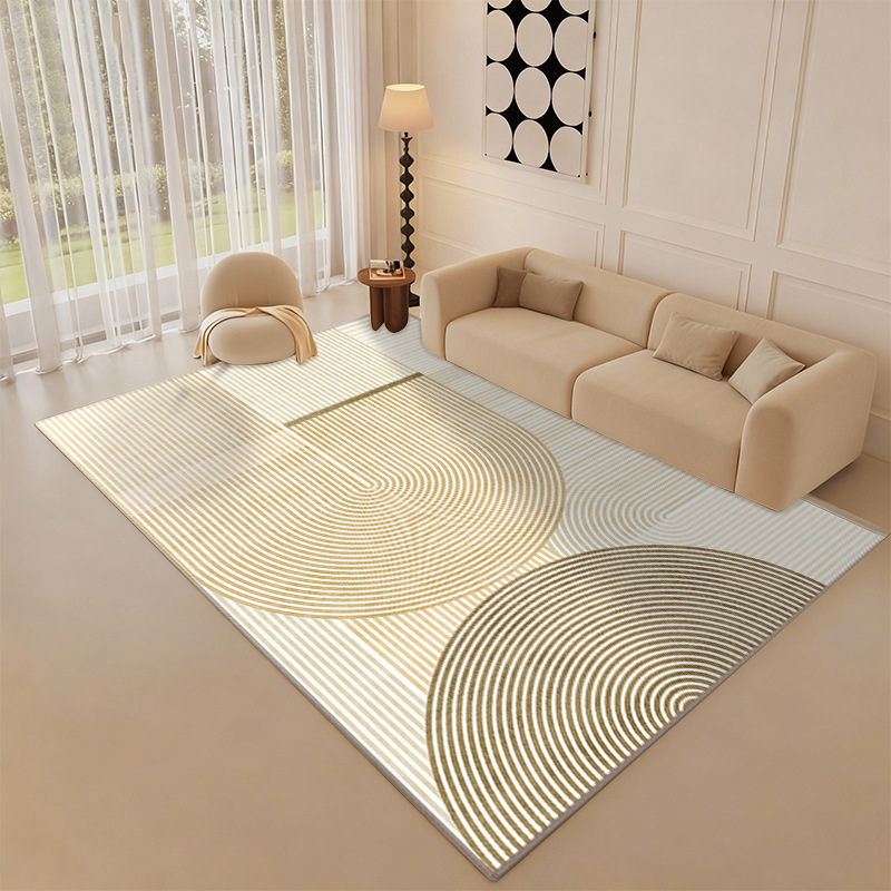 Creamy semi-circular lines