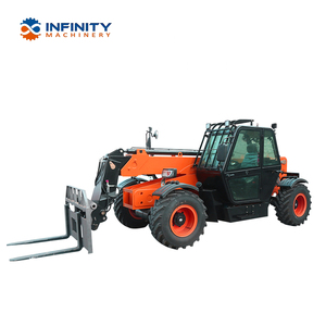 Bom Heave 3ton yük teleskopik Forklift 4WD Telehandler ile 4 tekerlekten çekiş EPA dizel motor teleskopik işleyici - Product Image 2