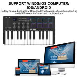 M-VAVE 25-Key <strong>MIDI</strong> Control <strong>Keyboard</strong> Mini Portable USB <strong>Keyboard</strong> <strong>MIDI</strong> <strong>Controller</strong>