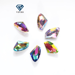 Mẹo duy nhất mạ rìu cắt tự làm giày Túi tóc phụ kiện quần áo phụ kiện đính kèm kim cương K9 Thủy Tinh Pha Lê Kim Cương Rhinestone - Product Image 1