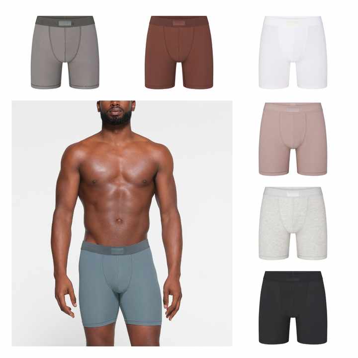 Boxer en coton et bambou pour hommes, sous-vêtements avec Logo imprimé personnalisé, Boxer Calzoncillos Y Boxers De Hombre Ultra Glyde pour hommes