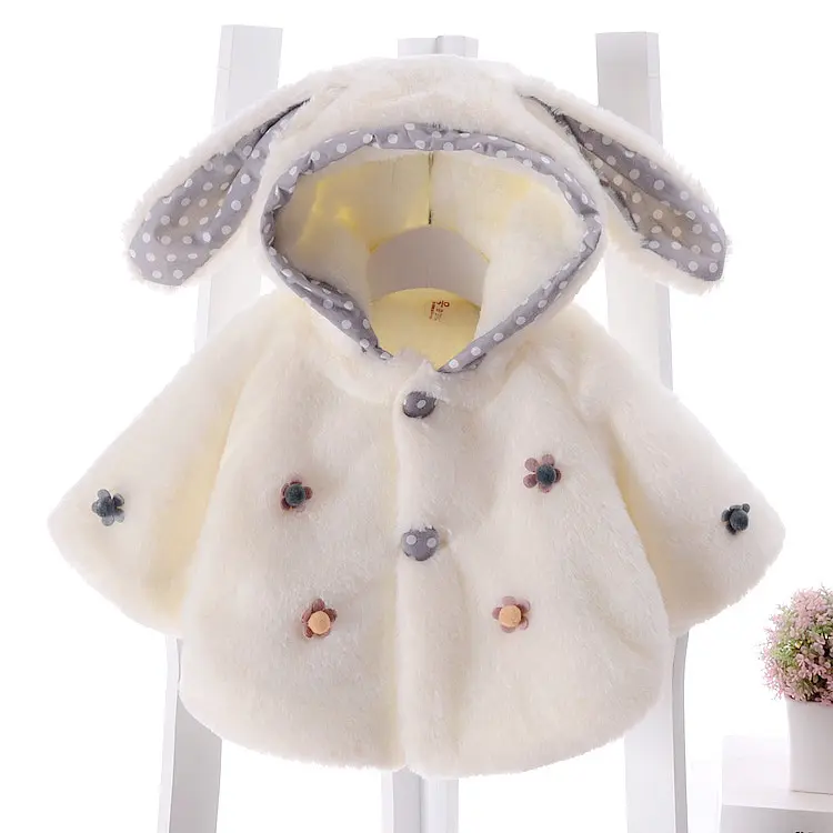 Wen Style Baby Toddler Infant Girls Clothes Cute Fleece Fur 2020 Winter Warm Coat capispalla mantello Jacket Kids Cute Coat Clothes