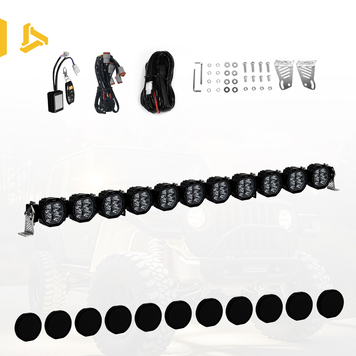 Kit de barra de luz (cubierta negra)