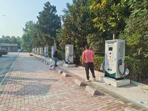 เครื่องชาร์จ gbt สำหรับ VW ID4เครื่องชาร์จแบบพกพาสำหรับใช้ในบ้านแบบปรับ32A ได้ระดับ2 EV - Product Image 3