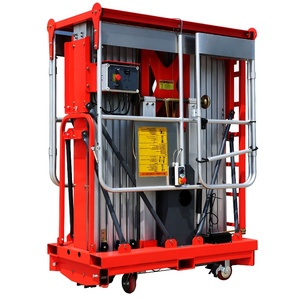 200Kg 250Kg 14M 16M 18M Hidrolik Dua Manusia Aerial Electric Man Lift Platform Kerja untuk Membersihkan Jendela - Product Image 3