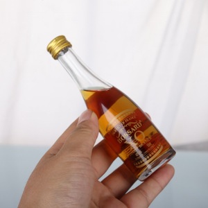 גבוהה סוף קטן זכוכית <span class=keywords><strong>XO</strong></span> בקבוק ריק 50ml ויסקי וודקה טקילה רום משקאות מיני יין בקבוקים