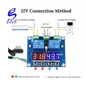 XH-M452 High Precision DC 12V 10A Digital LED Dual <strong>Output</strong> Temperature and Humidity <strong>Controller</strong> <strong>Module</strong> XH-M452