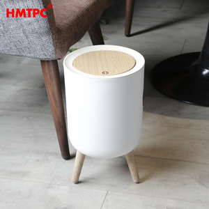 现代风格7L室内垃圾桶聚丙烯废旧容器，三脚和浴室厨房用压环 - Product Image 2