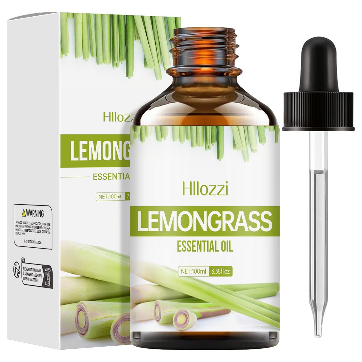 Cross-border lemon grass essence oil-100ml