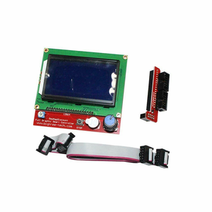Mega 2560 R3 + rampalar ile 3D yazıcı denetleyici kiti 1.6 + 5 adet bazı step Motor sürücü + LCD 12864 Arduino için Reprap