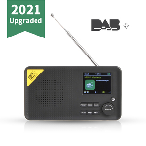Tragbares Radio 2000mAh AUX DAB/DAB Radio 2.4 TFT LCD Wireless BT Digitalradio